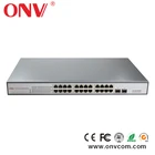 Ports Snmp 24 Ethernet Port Switch 24 Ports Fast Ethernet Gigabit L2 SNMP POE Switch For Cctv Camera