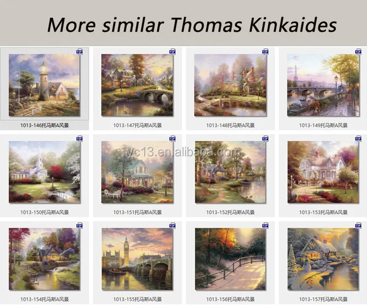 magnetic picture frame & print magnetic paintinga Thomas kinkaides 1013-174