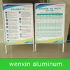 Advertisement display rack aluminum profile
