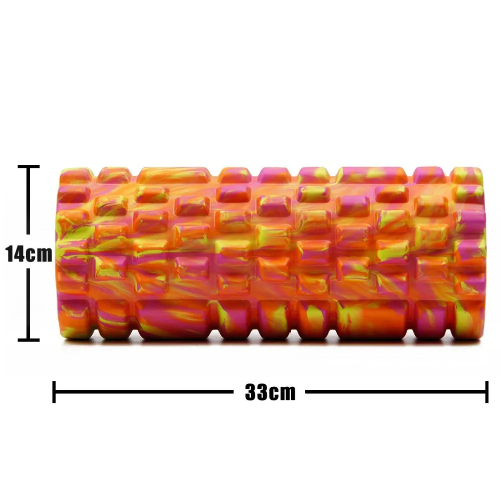Yoga Foam Roller EVA Gym Pilates Fitness Eercise Foam Rollers Massage Training Roller 4 Colors