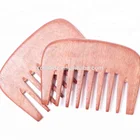 2018 OEM Customize Hair Care Wide Tooth Afro Hair Wooden Comb Pocket Comb