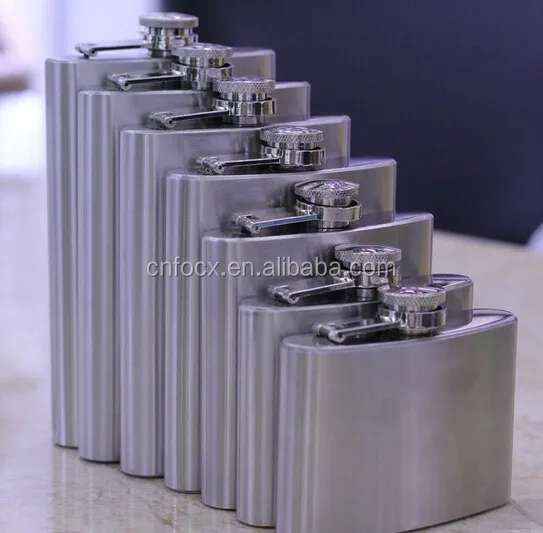 high quality liquor stainless steel pocket hip flask / stainless