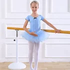hot sale high quality kids girls dancewear leotard with skirt ballet training dress