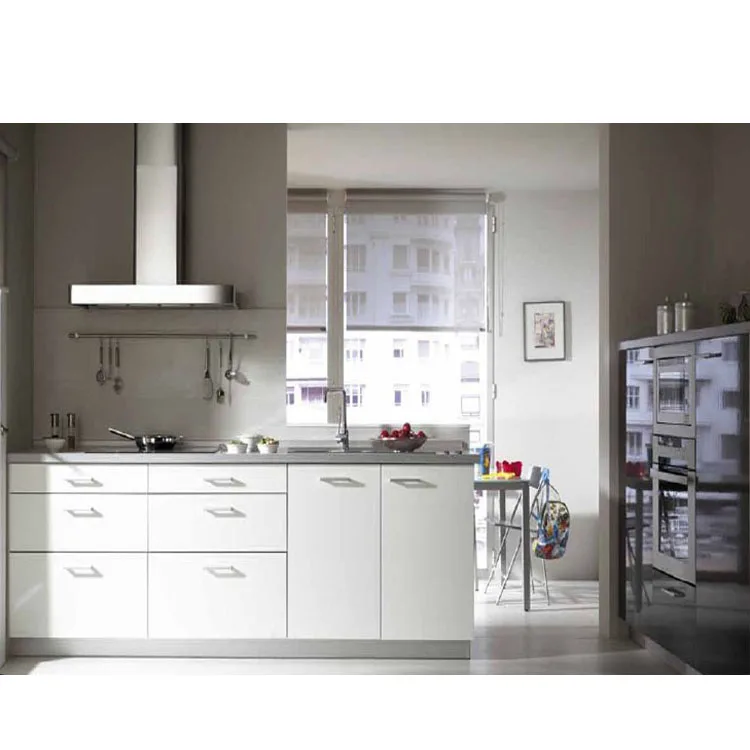 سوبر سبتمبر شحن مجاني PVC كابينة مطبخ بيضاء تصميم ل صغيرة المطبخ مطبخ مجهز