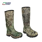 Custom hunter wellies rubber camo winter rain rubber boot man
