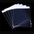 Custom Self Adhesive Sealing Tape Bags Plastic Cellophane Header Printed Opp Bopp Bag Packing*