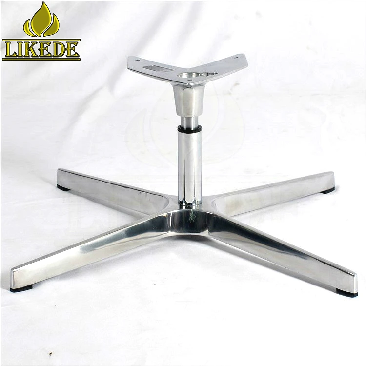 Newest aluminum metal swivel chair base sofa base legs