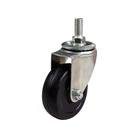 Solid Castor 3inch Solid Rubber Swivel Furniture Castor Wheel Manufacturer