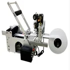 Table Top Manual Operate Round Bottles Label Machine With Coding Printer