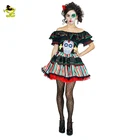Halloween costume for sexy skeleton women costumes