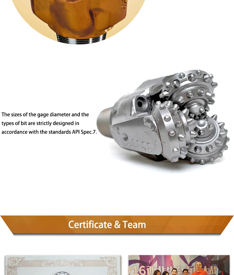 API oil roller cone bits used coal mine equipment & oil and gas