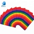 Cotton cute accessories colorful bandana with hair attached custom multifunctional headwear