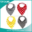 wholesale Beard cotton polyester fleece blank baby bibs