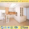 kitchen cabinet supplier customized high-end movies wood with ready remote