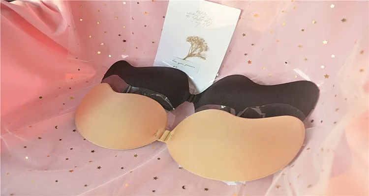 Silicone Breast Pad Women Push up Bras Strapless Invisible Bras for E Self  Adhesive Silicone Bra Pads for Underwear Freely - China Invisible Bra and  Adhesive Bra price