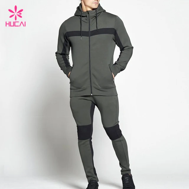 OEM Slim Fit Gym Clothing Custom Cheap Tracksuit Sports Wear Men