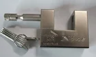2015 New Product Cute Nickel Rectangle Padlock Made in China with 75MM