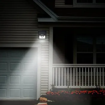 Outdoor Garden Led Wall Light Home Power Solar System
