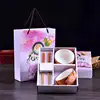 Ywbeyond Japanese style home party tableware sets favors of porcelain hand draw flower bowls+ chopstick sets in gift box supply