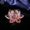 MH-L052 Red glass crystal lotus flower wedding favor