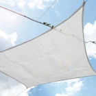 5 years using life USA market triangle or square white color sun shade sail