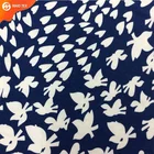 50D single jersey knit 100%polyester lycra knitting print ITY fabric for dress