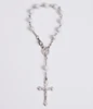 Chinese Cheap White Plastic Beads Mirror Rosary Rosary Bangle Wholesale