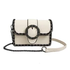 2018 women's small chain leather shoulder bag women crossbody bag