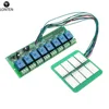 Lonten NEW 12V 8 Channels Capacitive Touch-Switch Module With Relay And Self-locking Interlock Function