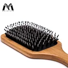 Professional Boar Bristle Nylon Pin Detangling Bamboo Paddle Straightener Hair brush