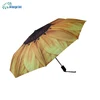 New inventions hot selling heat transfer folding umbrella for rain