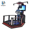 new product vr walking platform/virtual reality simulation rides/crazy 9d vr game machine