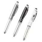 2018 New Promotional Light Pen Custom Logo Printed LED Light Pen With Stylus