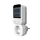 Big LCD Display with Green Backlight High Accuracy Timer Switch Weekly Programmable Timer Function