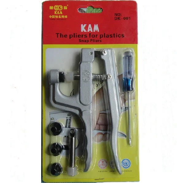 1 PCS/Lot High Quality KAM Snap Fastener Pliers, KAM Snap Pliers For Plastics Fasteners Button (Item No. KAM DK-001)