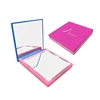 Double side 1X/2X foldable mirror mini led make up compact folding cosmetic mirror