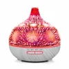 3D Glass Essential Oil Diffuser ,Ultrasonic 400ml Aroma Scent Diffuser for Aromatherapy and Olive Coconut Oil