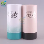 Eco-friendly paper disposable kraft paper core tube wholesale, cardboard cosmetic jar paper tube with your logo