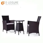 Leisure life outdoor rattan furniture luxury dining table chairs