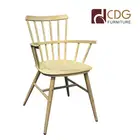 Unique Designer Creative Aluminium Retro Wind Arm Chair Loft The Old Industrial Style Vintage Dining Furniture French Chair Oval