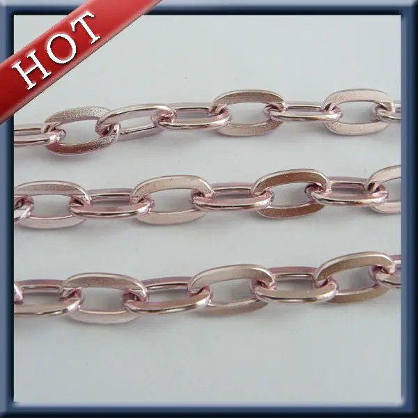 new product decorative fancy oval link metal chain