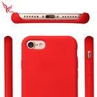 2018 Hot selling luxury microfiber soft-touch liquid silicone mobile phone case cover for iphone 5 5s se