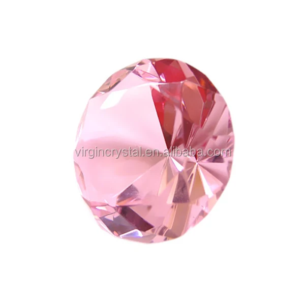 promotion decorative fake crystal glass diamond wedding favor