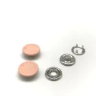 Girls metal snap button , lovely 4 parts press prong snap button