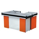 Shop fittings modern shop counter design supermarket cashier desk
