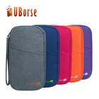 Fashion mini slim waterpoof custom passport card holder travel wallet for men women