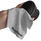Screen printing grey suede microfiber cloth