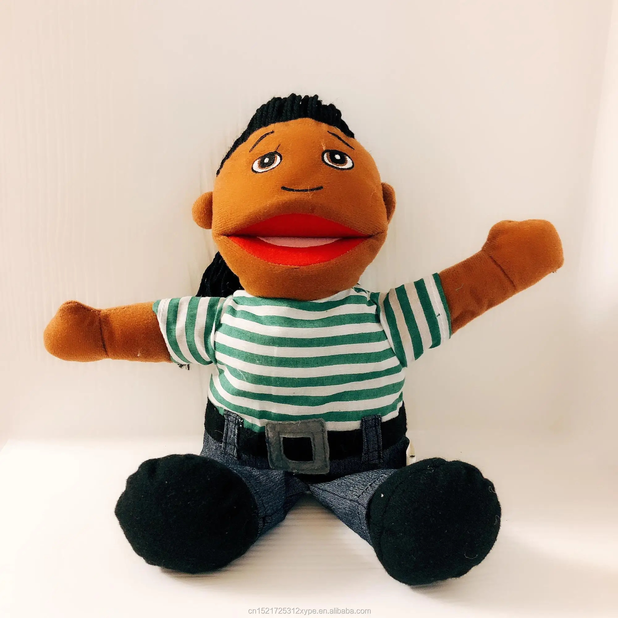 wholesale factory custom cartoon character hand puppet stuffed