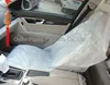 Plastic White Car Seat Cover Removable For Auto