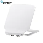 Sanitary Ware Floor Mounted Ultra Slim Square Shape Soft Seat Toilet Covers
